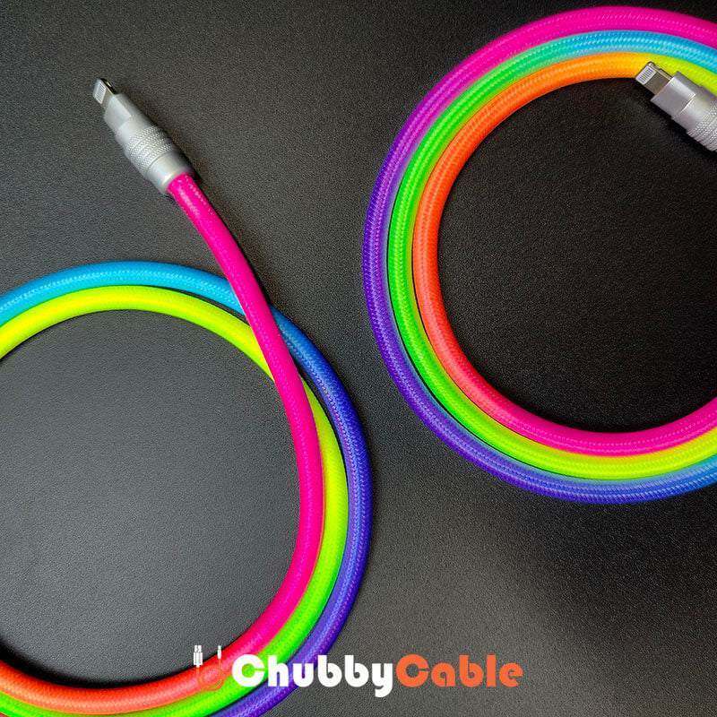 "Rainbow Chubby" Colorful Chubby Cable