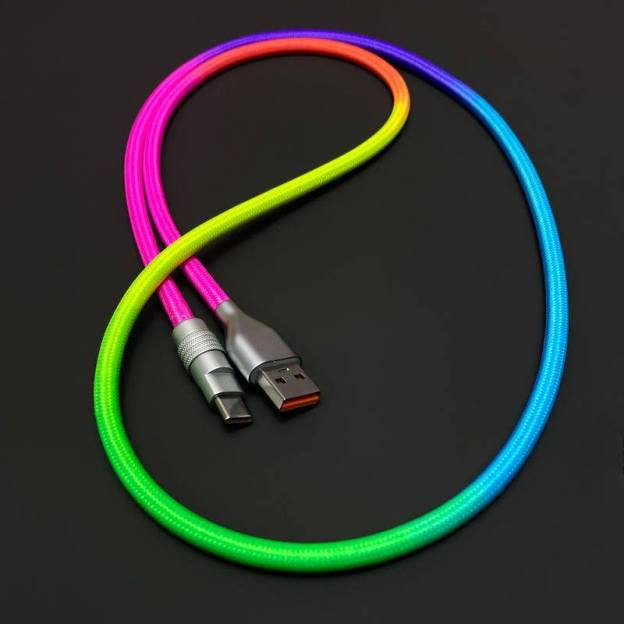 "Rainbow Chubby" Colorful Chubby Cable