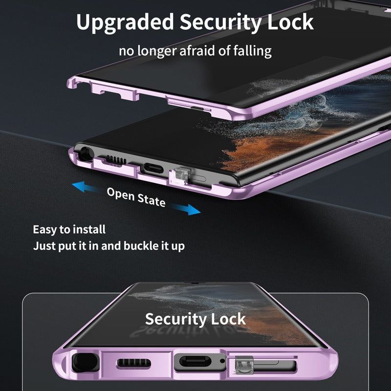 Samsung Magnetic Privacy Case with Anti-Glare Screen