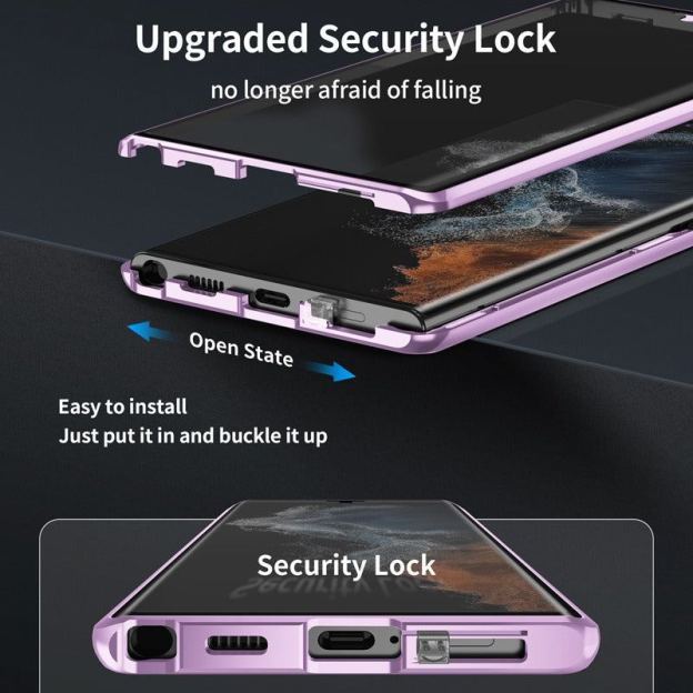 Samsung Magnetic Privacy Case with Anti-Glare Screen