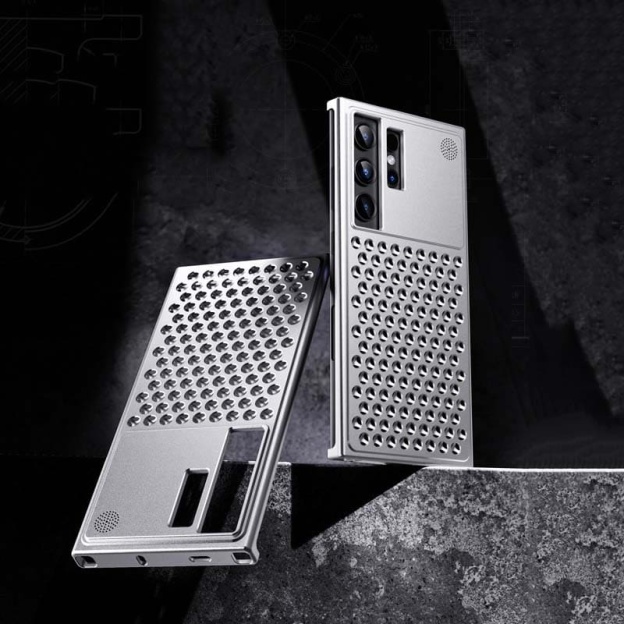 Samsung S24 Ultra Metal Aroma Cooling Slide Case
