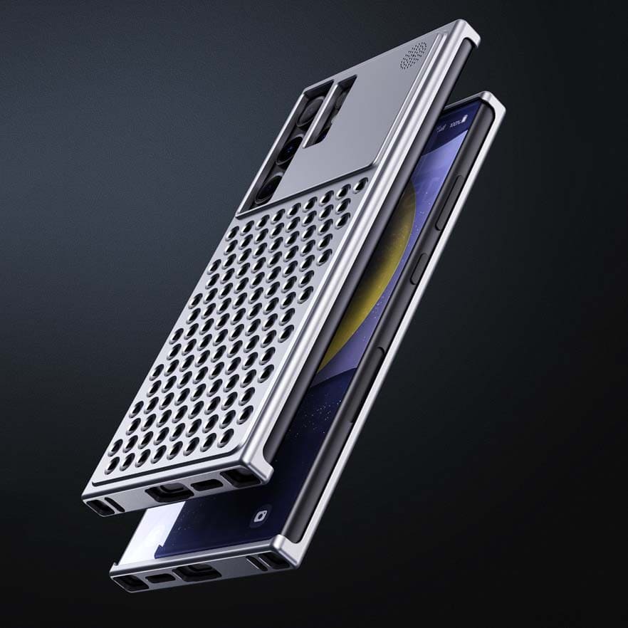 Samsung S24 Ultra Metal Aroma Cooling Slide Case