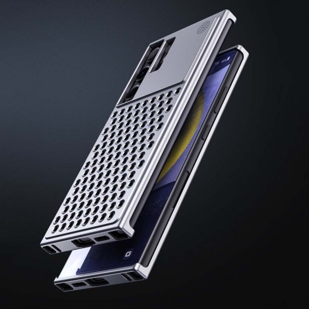 Samsung S24 Ultra Metal Aroma Cooling Slide Case