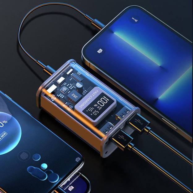 "See Through Me" 10000mAh Transparent Punk Power Bank
