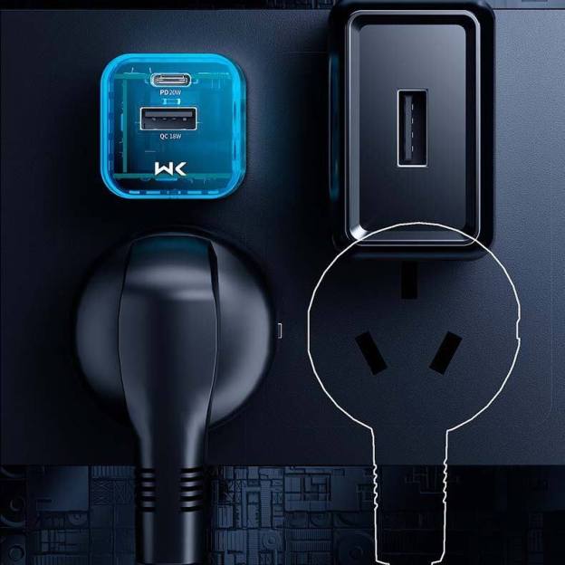"See Through Me" PD 20W Fast Charging Charger