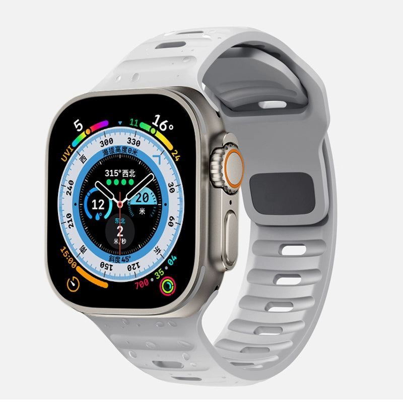 "Sport Breathable Strap" Silicone Strap for Apple Watch