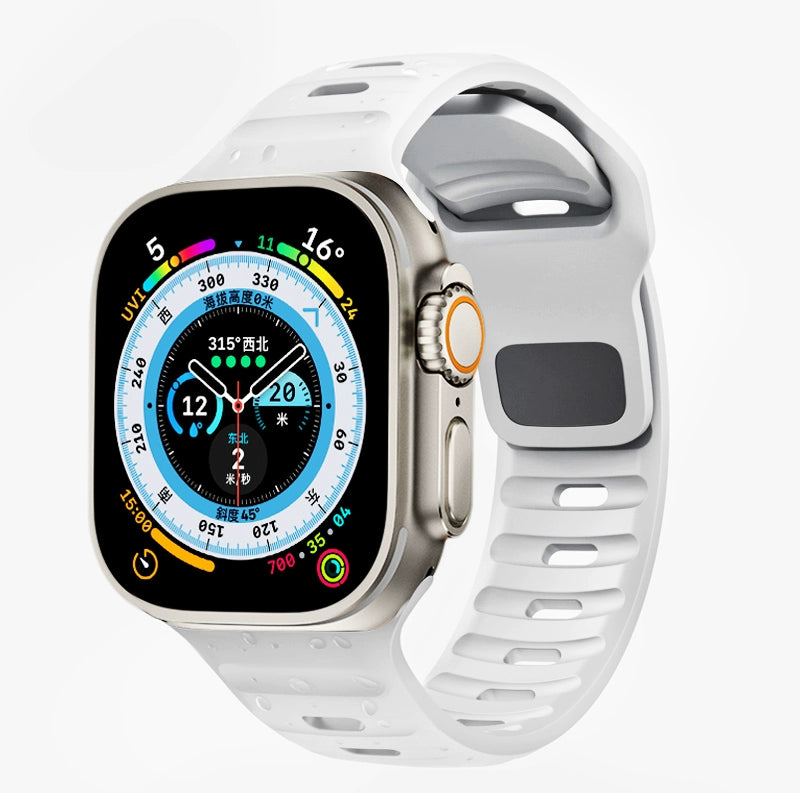"Sport Breathable Strap" Silicone Strap for Apple Watch