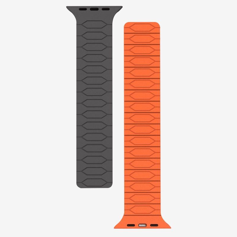 "Sports Band" Dual-color Magnetic Silicone Band for Apple Watch
