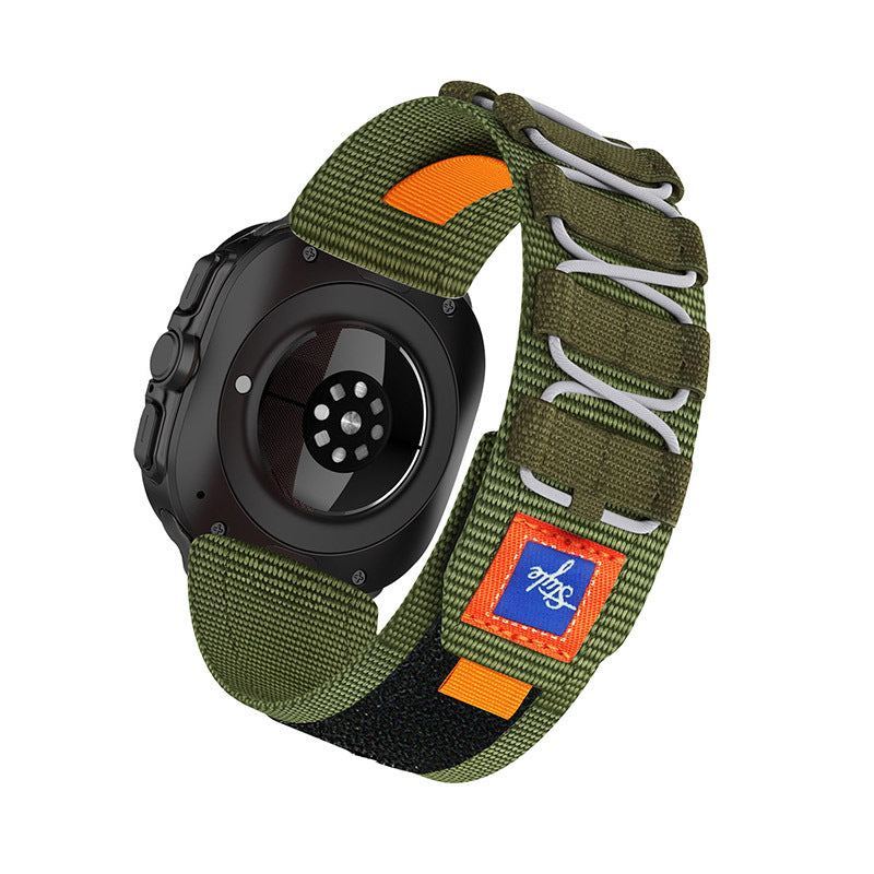 Sports Color Blocking Nylon Woven Band for Galaxy Watch Ultra