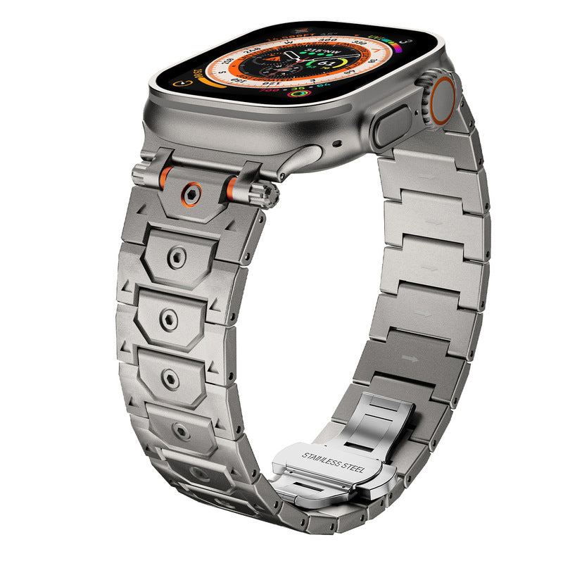 Luxury Titanium Stainless Steel Band For Apple Watch | ChubbyCable