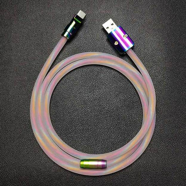 "Transparent Chubby" Special Designed Fast Charge Cable