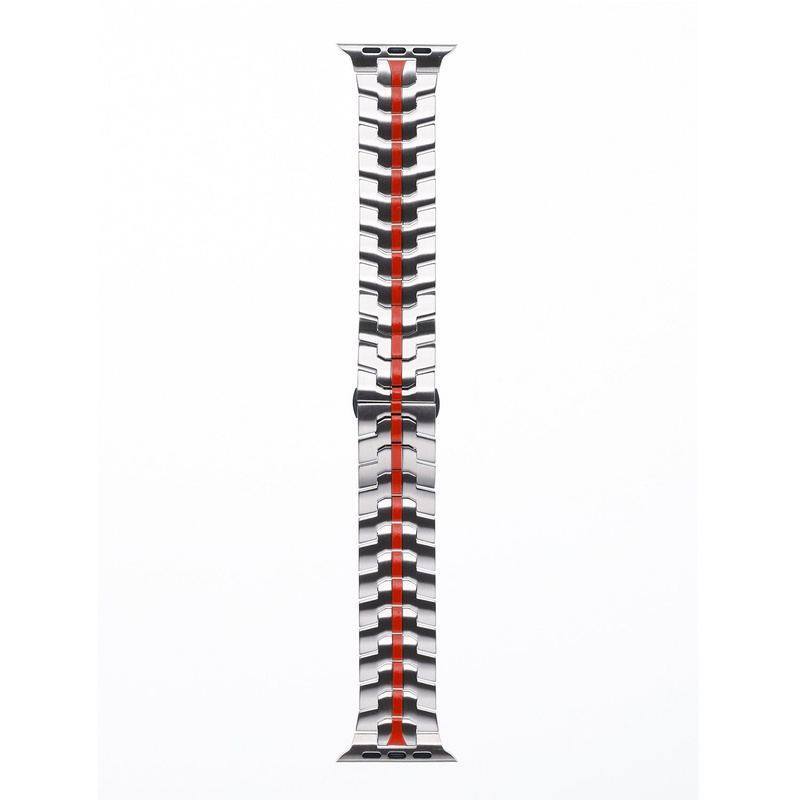 "Two-color iWatch Strap" Stainless Steel Loop With Butterfly Clasp For Apple Watch