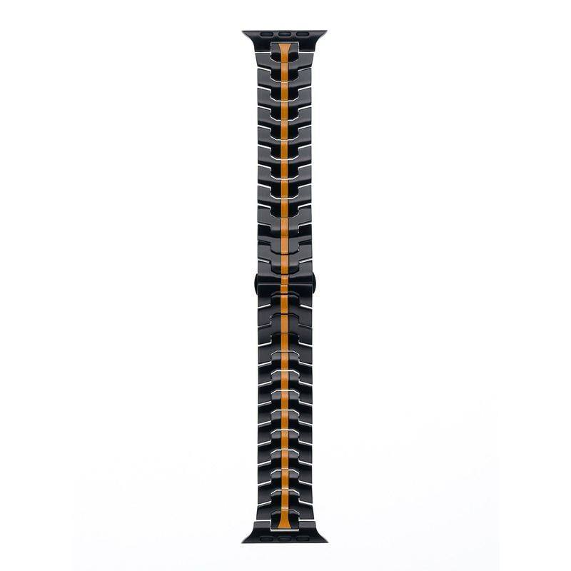 "Two-color iWatch Strap" Stainless Steel Loop With Butterfly Clasp For Apple Watch