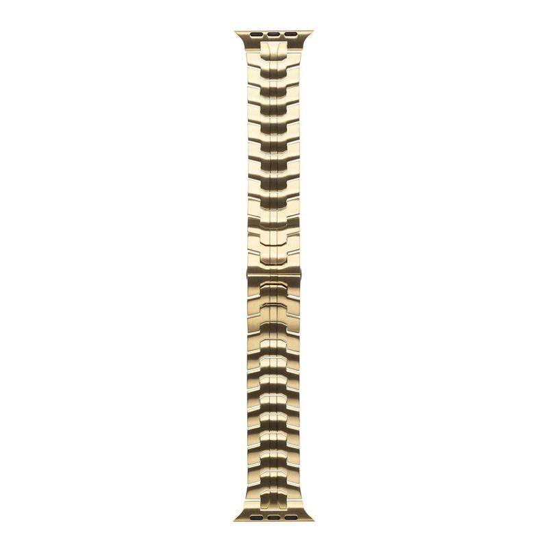 "Two-color iWatch Strap" Stainless Steel Loop With Butterfly Clasp For Apple Watch