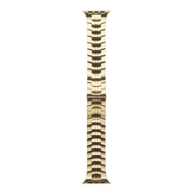 "Two-color iWatch Strap" Stainless Steel Loop With Butterfly Clasp For Apple Watch