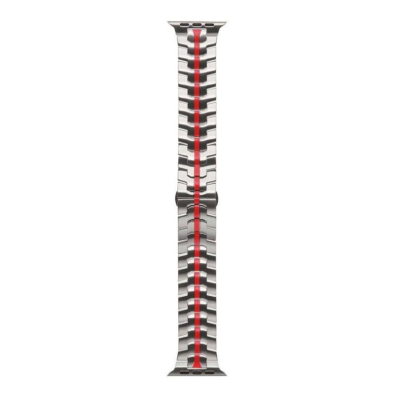 "Two-color iWatch Strap" Stainless Steel Loop With Butterfly Clasp For Apple Watch