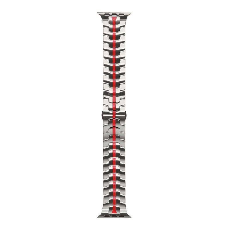 "Two-color iWatch Strap" Stainless Steel Loop With Butterfly Clasp For Apple Watch