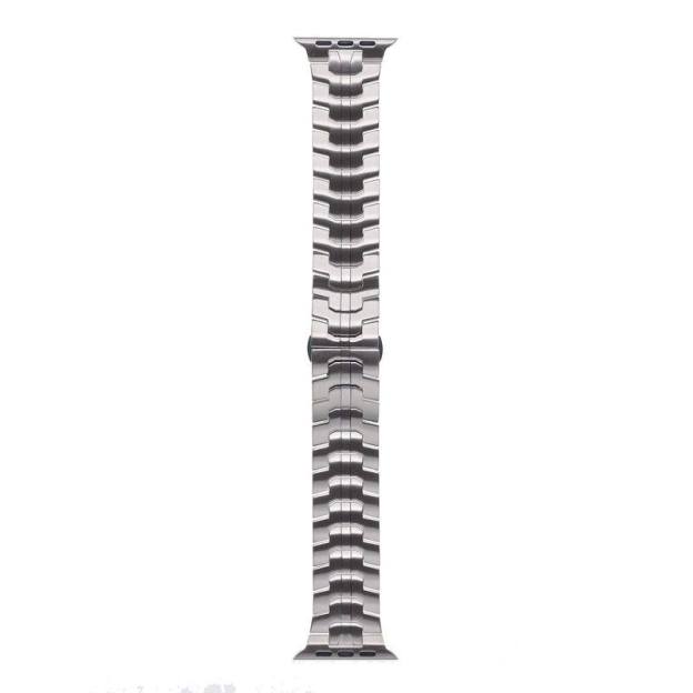 "Two-color iWatch Strap" Stainless Steel Loop With Butterfly Clasp For Apple Watch