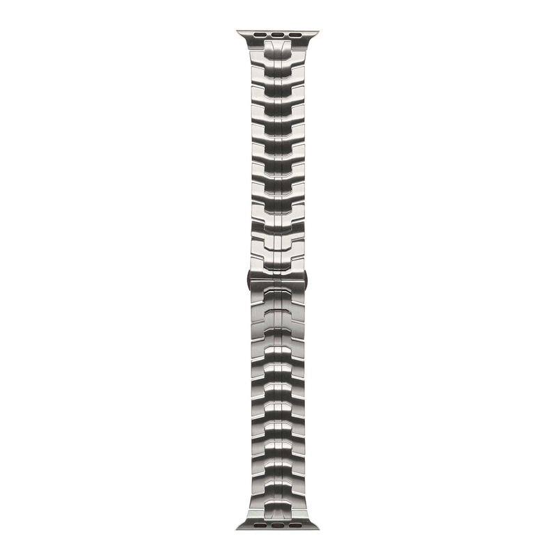 "Two-color iWatch Strap" Stainless Steel Loop With Butterfly Clasp For Apple Watch