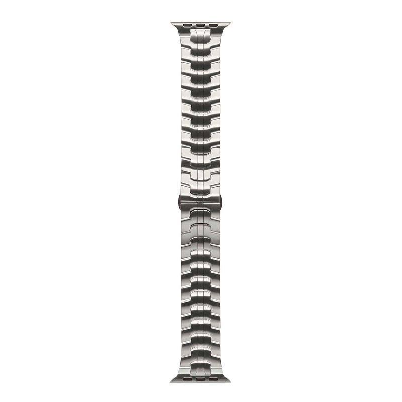 "Two-color iWatch Strap" Stainless Steel Loop With Butterfly Clasp For Apple Watch