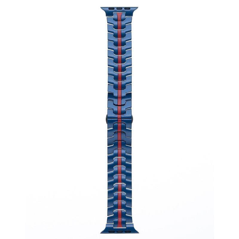 "Two-color iWatch Strap" Stainless Steel Loop With Butterfly Clasp For Apple Watch