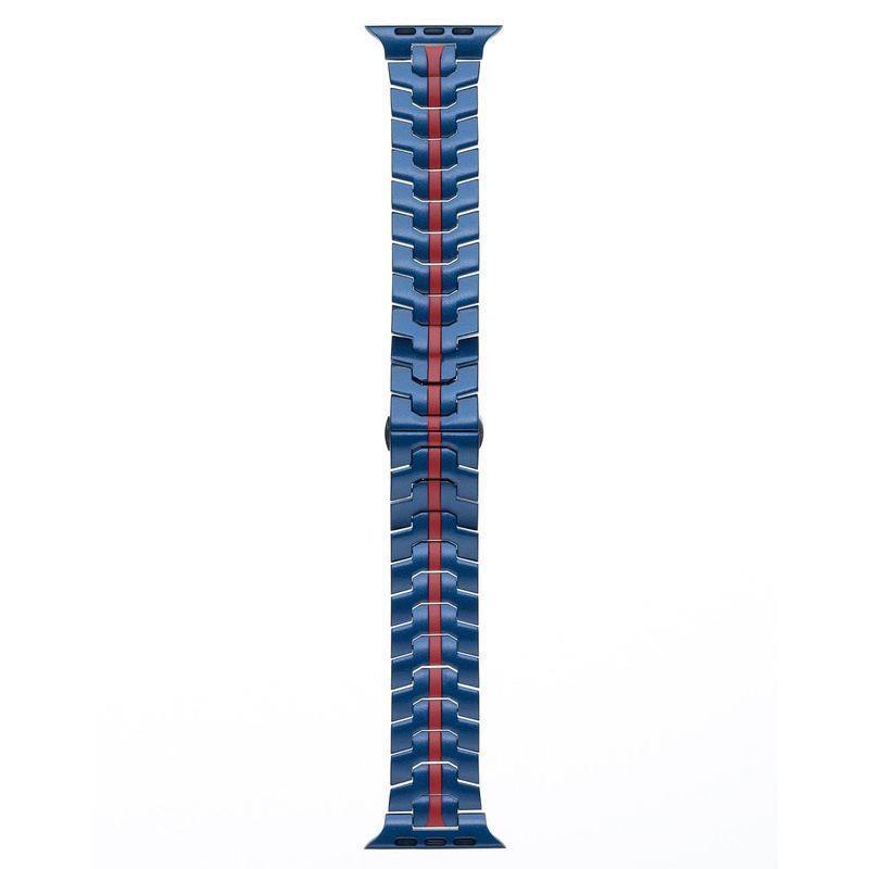 "Two-color iWatch Strap" Stainless Steel Loop With Butterfly Clasp For Apple Watch