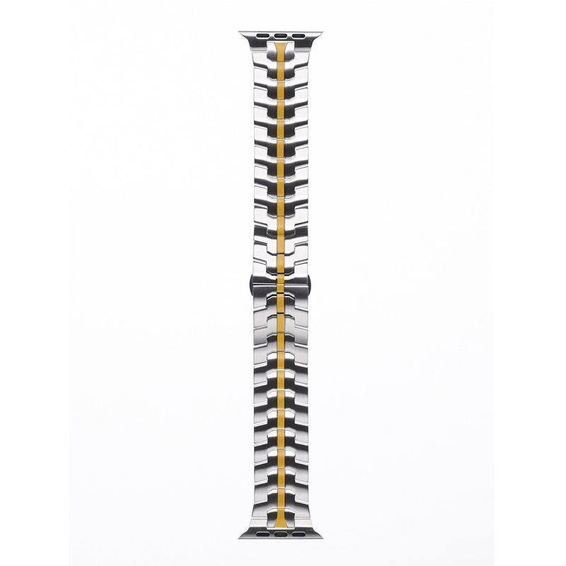 "Two-color iWatch Strap" Stainless Steel Loop With Butterfly Clasp For Apple Watch