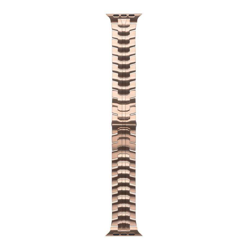"Two-color iWatch Strap" Stainless Steel Loop With Butterfly Clasp For Apple Watch