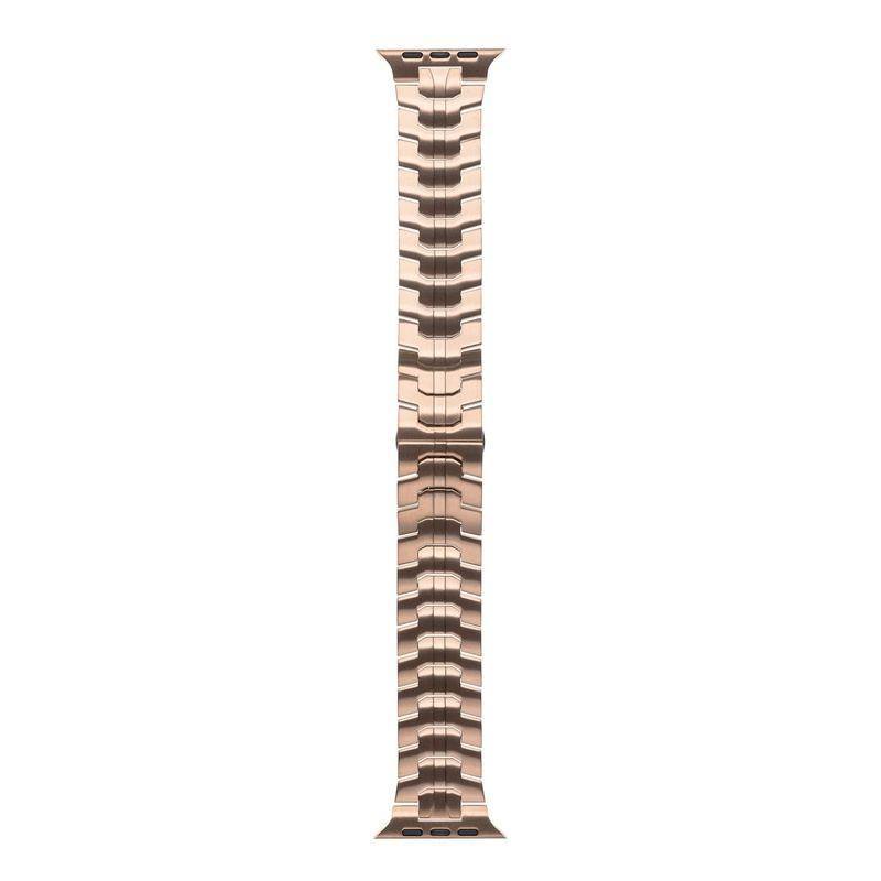 "Two-color iWatch Strap" Stainless Steel Loop With Butterfly Clasp For Apple Watch