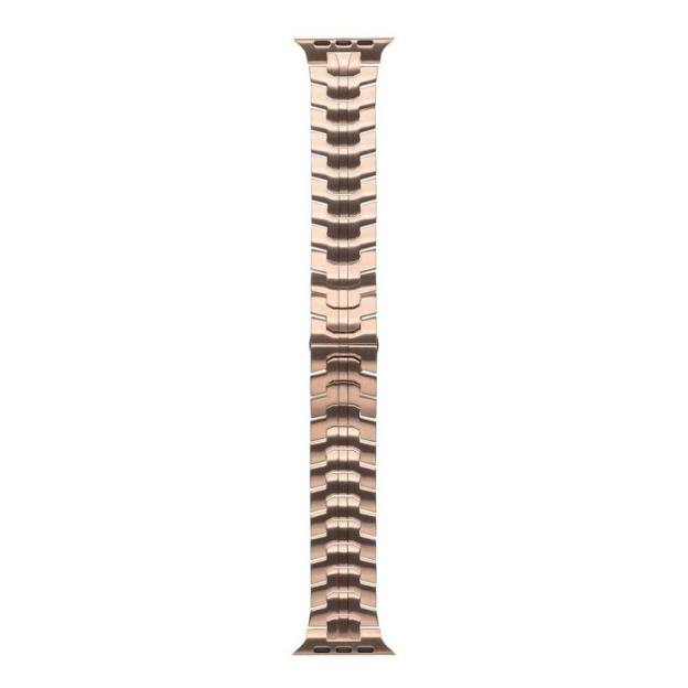 "Two-color iWatch Strap" Stainless Steel Loop With Butterfly Clasp For Apple Watch