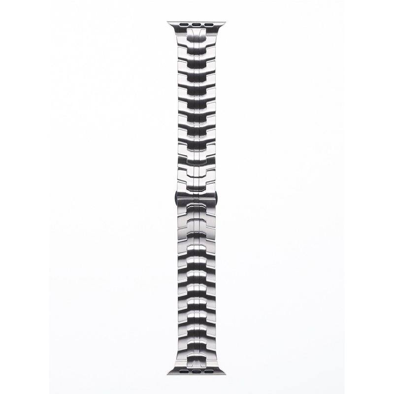 "Two-color iWatch Strap" Stainless Steel Loop With Butterfly Clasp For Apple Watch