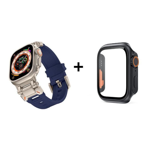 "Ultimate Luxury" TPU Band with Titanium Connector for Apple Watch