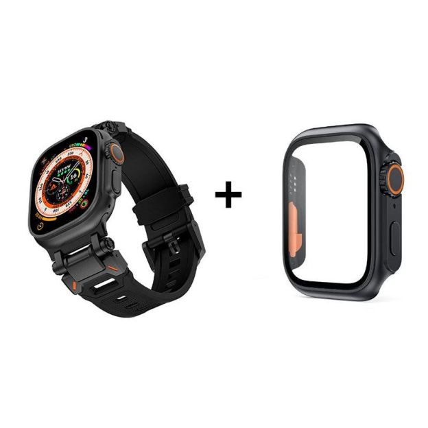 "Ultimate Luxury" TPU Band with Titanium Connector for Apple Watch