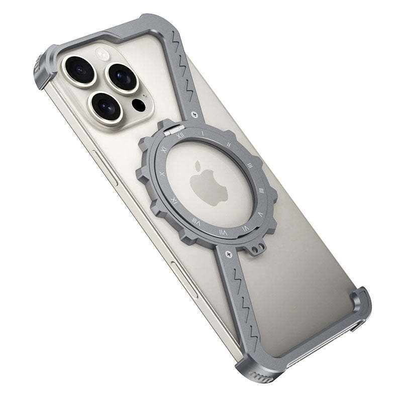 Z-Shaped Metal Heat Dissipation Magnetic Bracket Mobile Phone Case