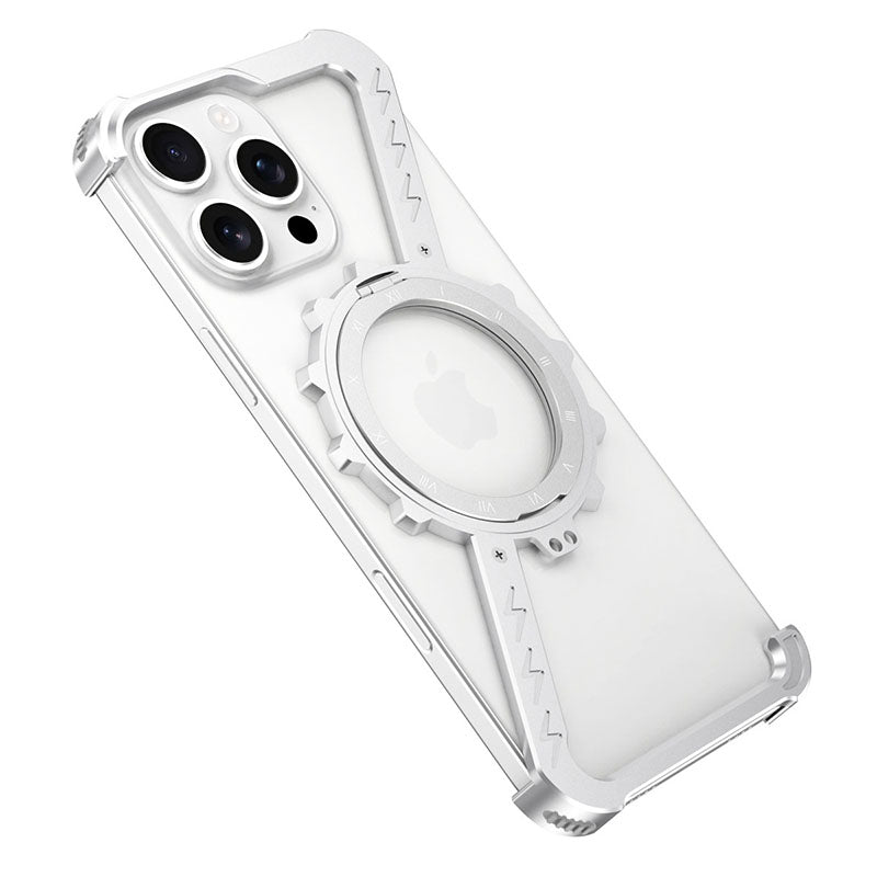 Z-Shaped Metal Heat Dissipation Magnetic Bracket Mobile Phone Case