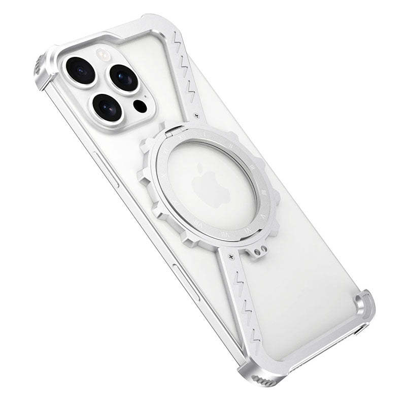 Z-Shaped Metal Heat Dissipation Magnetic Bracket Mobile Phone Case