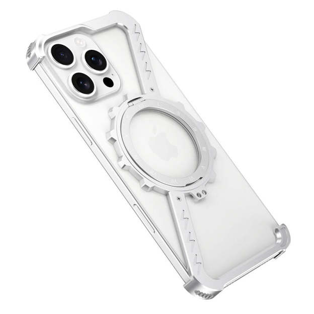 Z-Shaped Metal Heat Dissipation Magnetic Bracket Mobile Phone Case