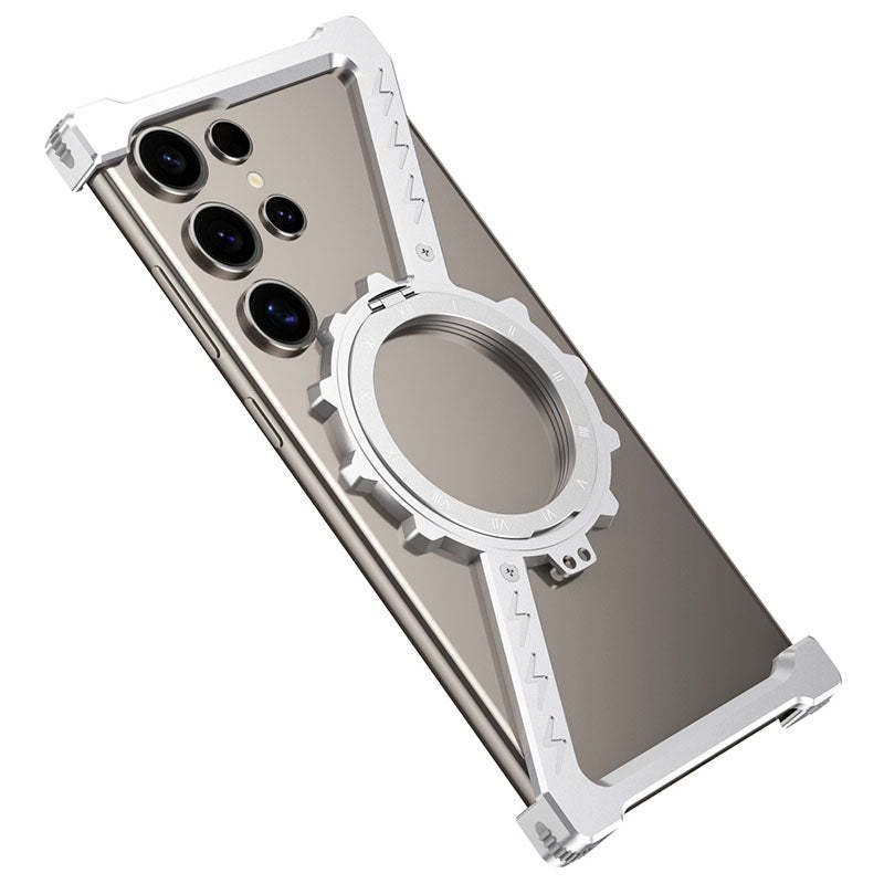 Z-Shaped Metal Heat Dissipation Magnetic Bracket Mobile Phone Case
