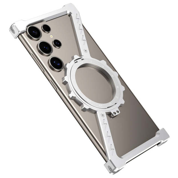 Z-Shaped Metal Heat Dissipation Magnetic Bracket Mobile Phone Case