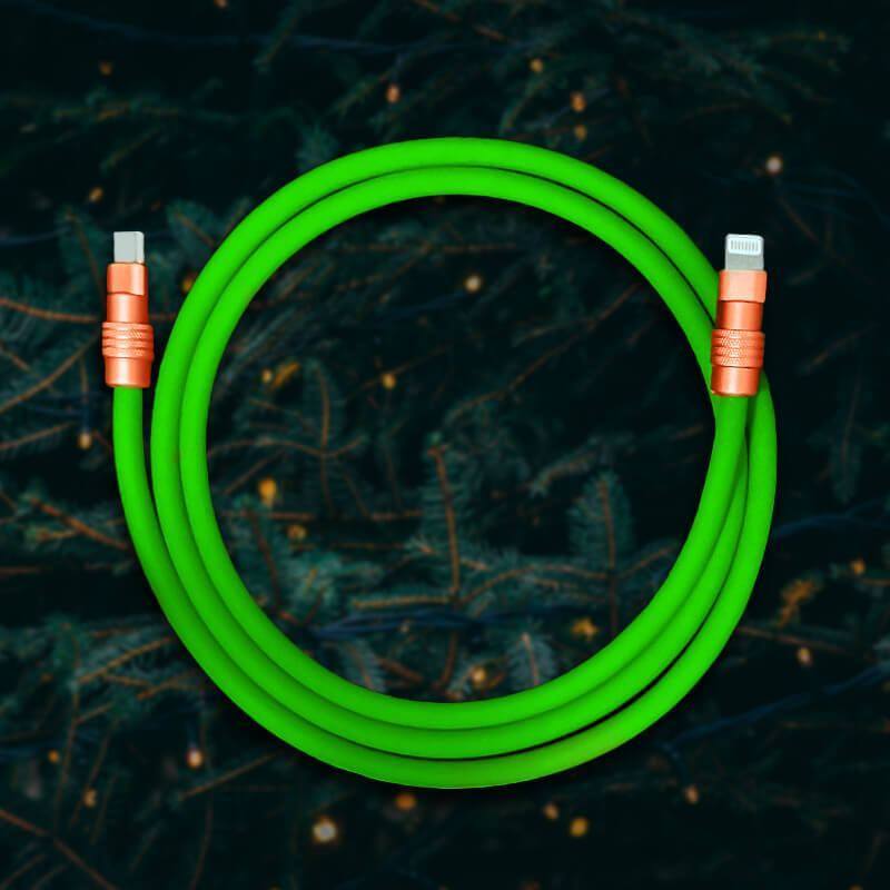 "Chubby Christmas" Christmas Special Fast Charge Cable - St. Patrick's