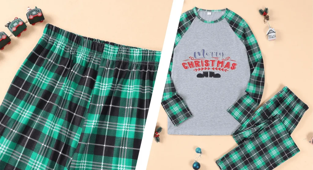 Red Striped Family Christmas Pajamas Set 1 Fashion Christmas Pajamas for Family 4 1