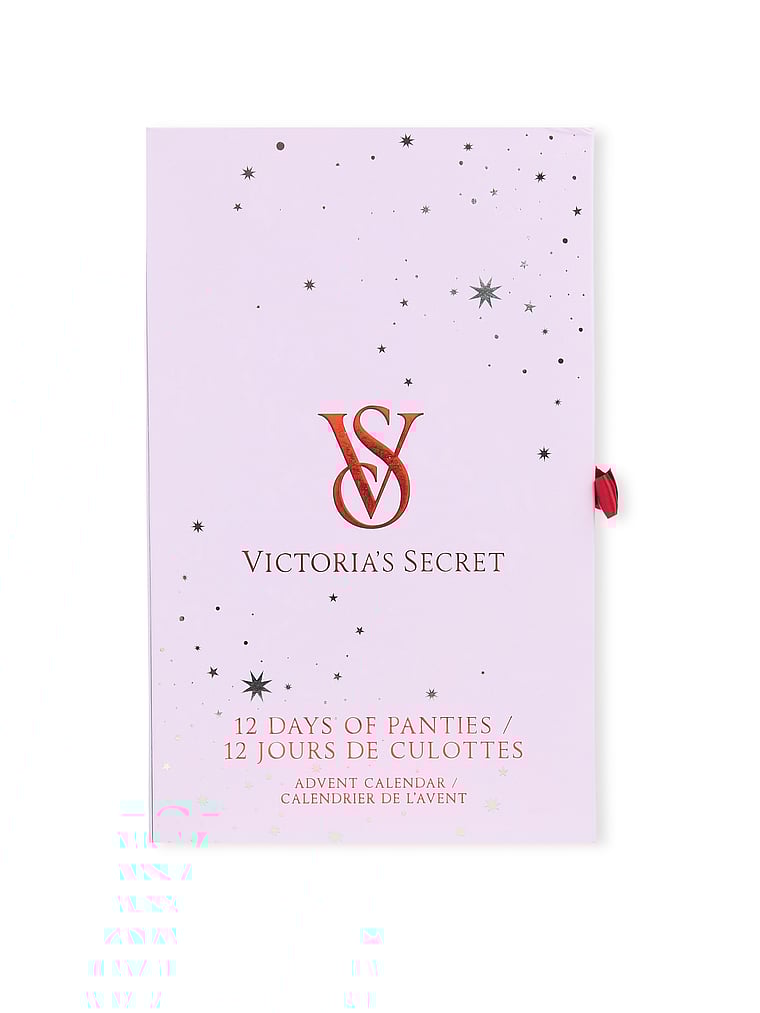 Victoria's Secret 12-Pack Thong Panties Holiday Advent Calendar
