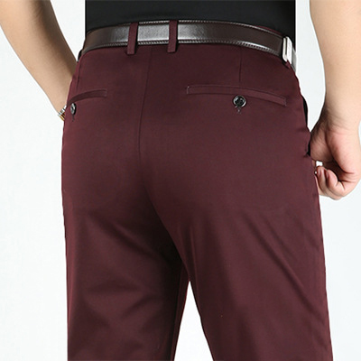 Elastische Ice-Seide Herren Freizeithose | Atmungsaktiv & Bequem