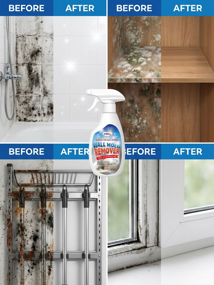 【3-Second Mold Killer】🛡️MoldGone™ - Erase 10-Year Mold in Seconds! Non-Toxic, Chlorine-Free, Baby-Safe!