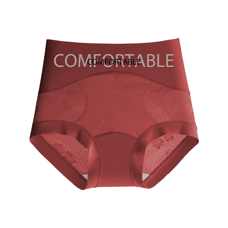 PelvicPro™ High Waist Seamless Lace Panties - Pelvic Support & 99.97% Antibacterial