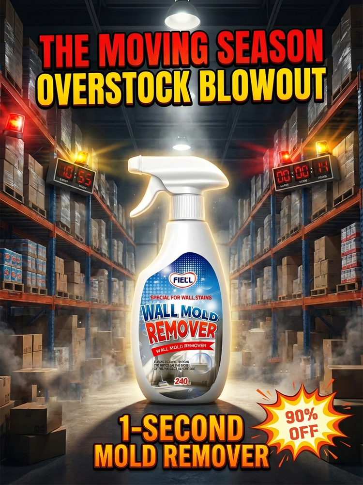 【3-Second Mold Killer】🛡️MoldGone™ - Erase 10-Year Mold in Seconds! Non-Toxic, Chlorine-Free, Baby-Safe!