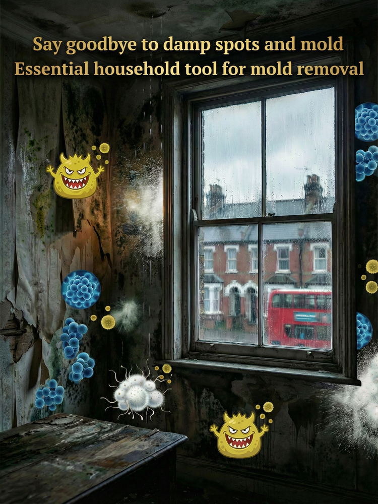 【3-Second Mold Killer】🛡️MoldGone™ - Erase 10-Year Mold in Seconds! Non-Toxic, Chlorine-Free, Baby-Safe!
