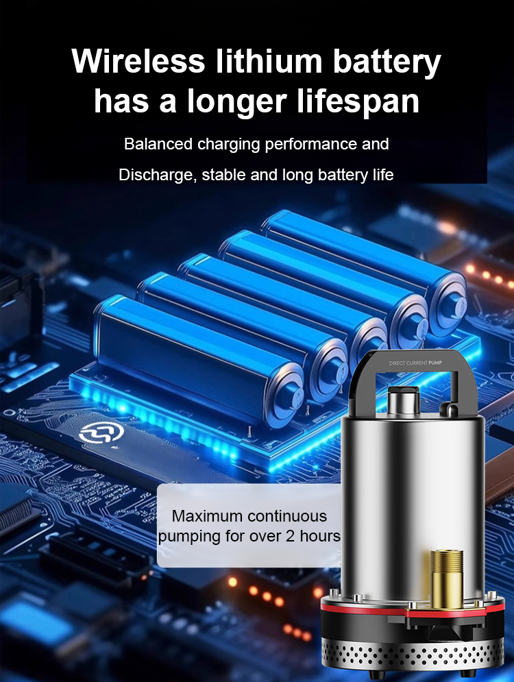 PowerFlow™ DC Submersible Pump - 30x Stronger Pressure for High-Performance Water Transfer