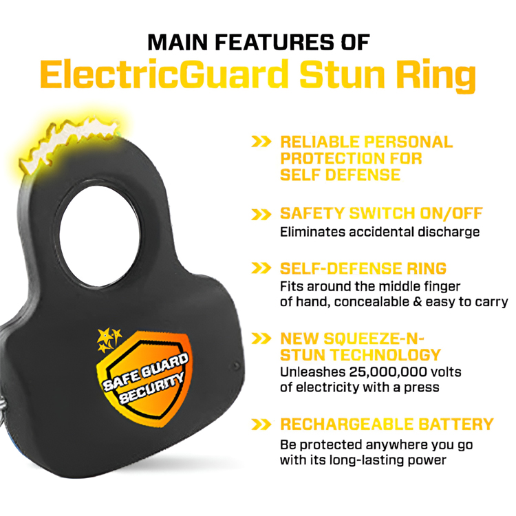 ⚡⚡GuardianCompact™ - 60M Volt Self-Defense Stun Gun