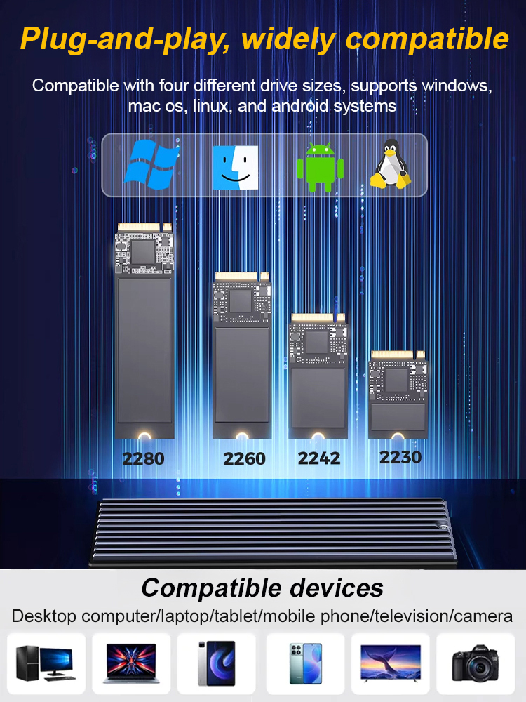16TB Large Capacity Type-C Portable Mini SSD